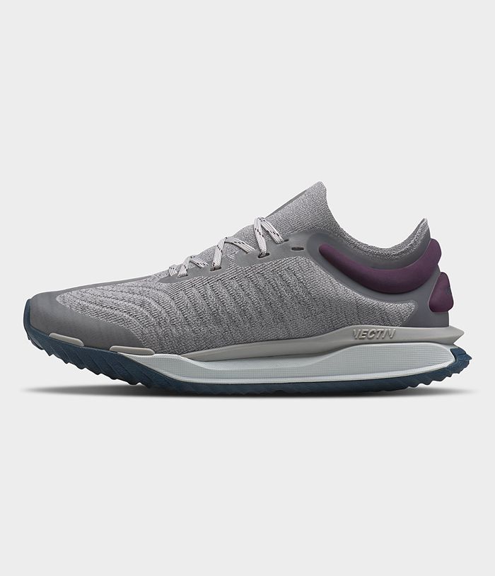 The North Face Mens Hiking Shoes VECTIV Escape Knit 364RVIPMG - Grey